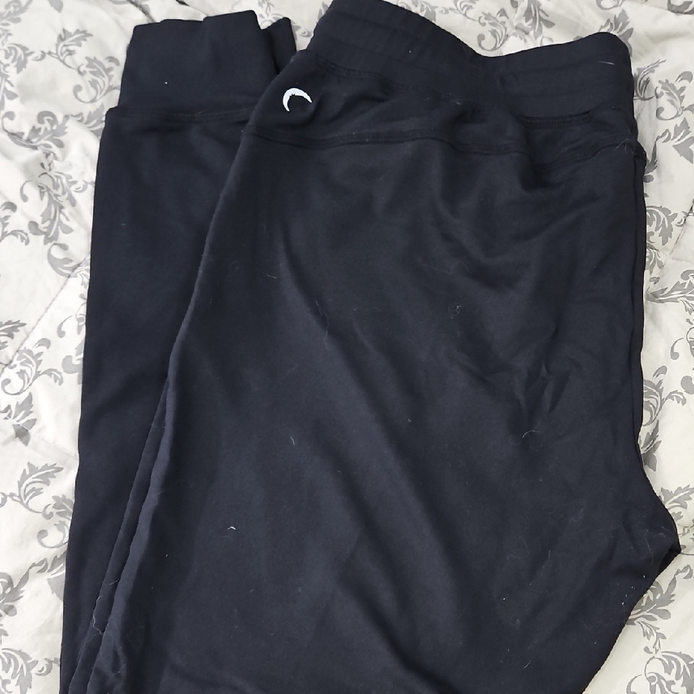 Black Joggers with Logo